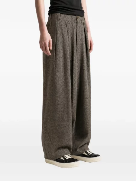 Pantaloni Uma Wang gri