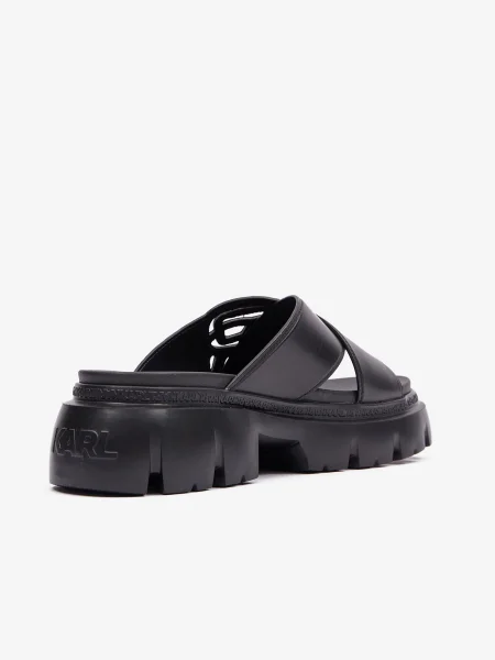 KARL LAGERFELD Šľapky čierna