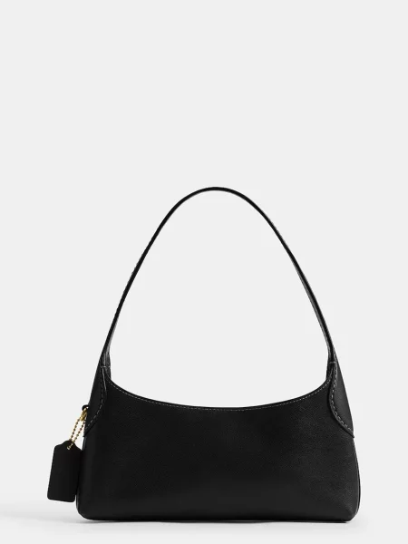 Coach geantă baguette pentru femei din piele Brooklyn Shoulder Bag 26 negru