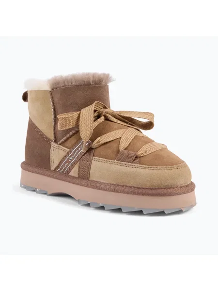 Дамски ботуши за сняг EMU Australia Blurred Micro Patchwork mushroom кафяво