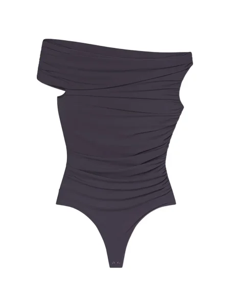 Body Agolde drapowany szary