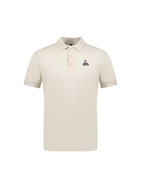 Koszulka polo Le Coq Sportif beżowa