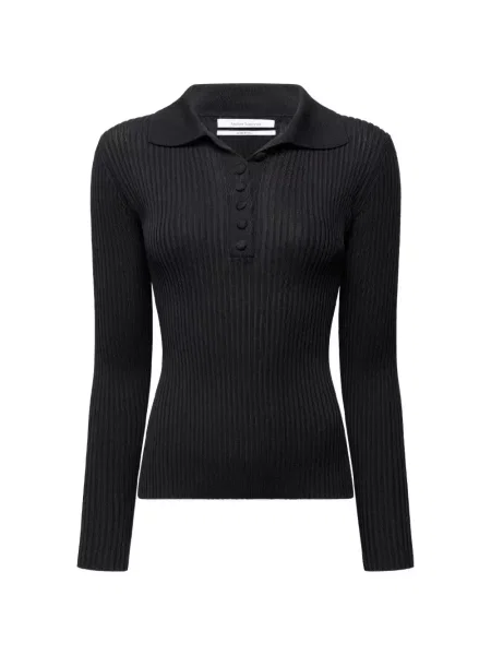 Top Another Tomorrow tricotate negru