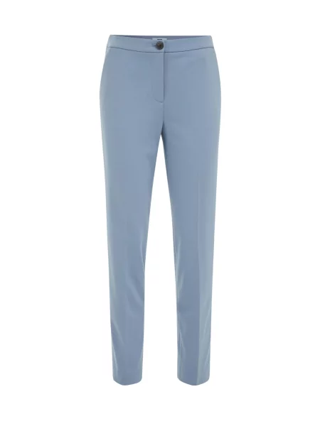 WE Fashion Pantaloni cu dungă albastru
