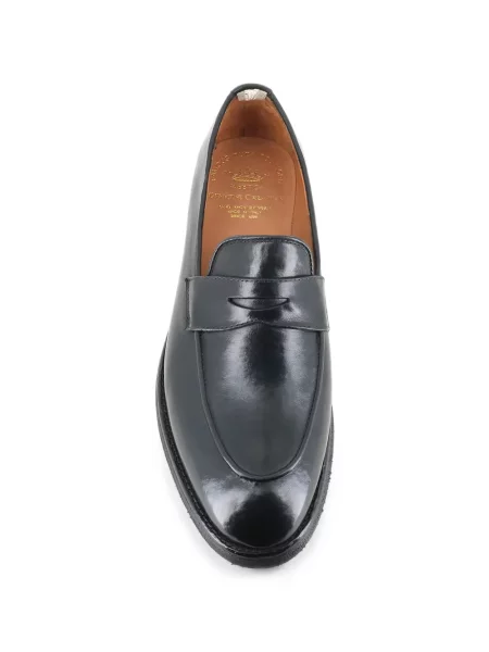 Pantofi loafer Officine Creative din piele negru