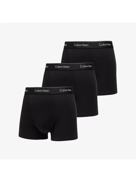 Strečové džínové šortky Calvin Klein černé