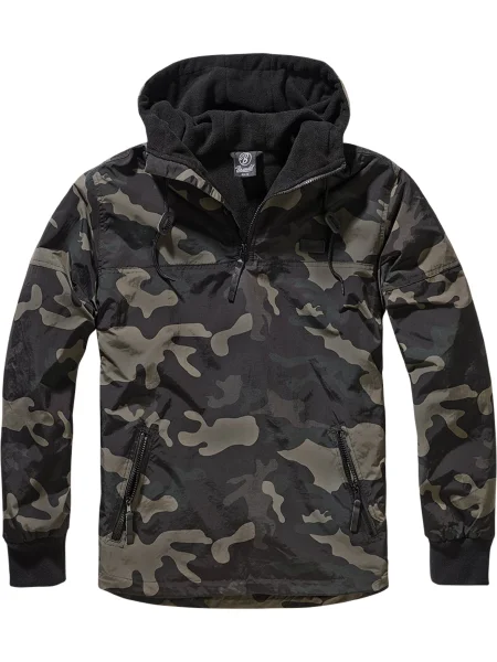 Brandit Prehodna jakna temno / kaki / temno zelena siva