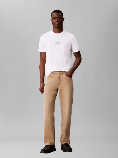 Calvin Klein Jeans koszulka Mężczyźni S biały