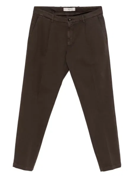 Pantaloni Briglia 1949 plisate maro