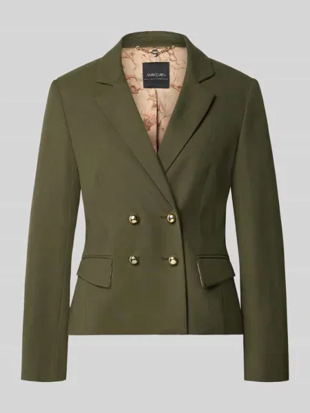 Żakiet w kroju slim fit z kołnierzem z połami i z patką Marc Cain