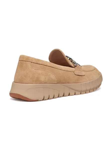 Mocasini Geox din piele maro