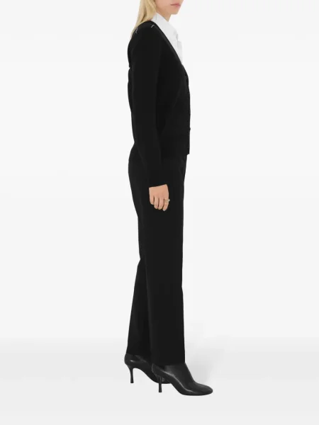 Cardigan Burberry cu lentilă oglindă negru