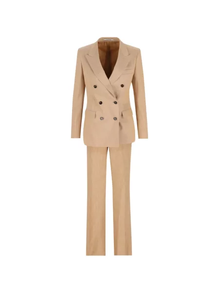 Sukienka Tagliatore w paski dwurzędowa