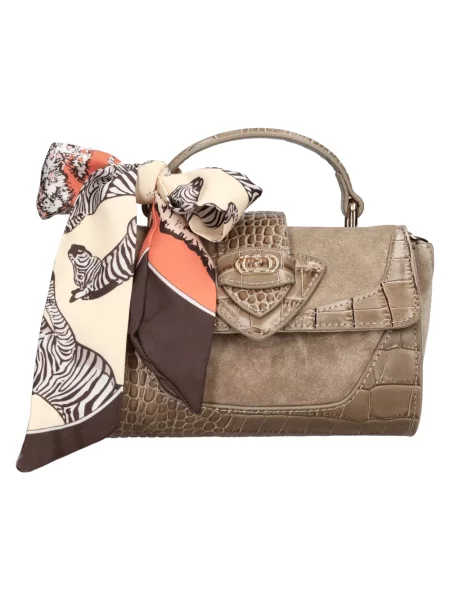 Torebka La Carrie zamszowa beżowa