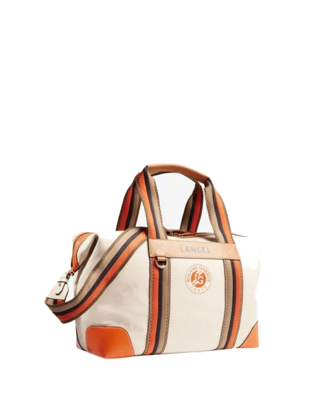 Lancel Kézitáska Lancel Sac voyage Roland Garros Nat/Terre Battue Femme' fekete