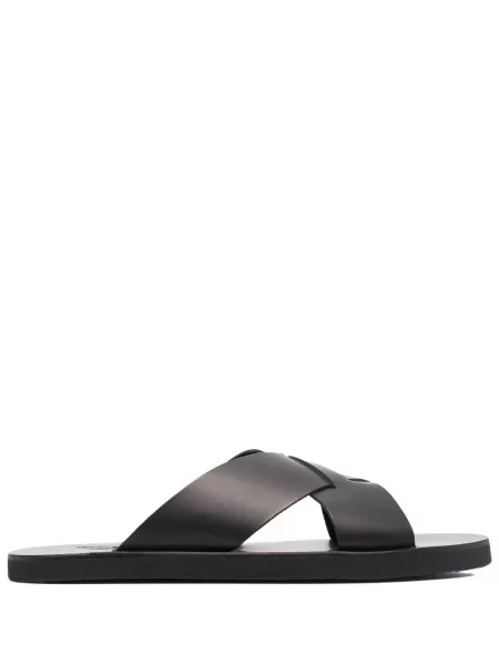 Papuci Ancient Greek Sandals din piele negru
