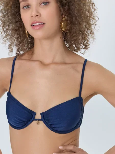 LSCN by LASCANA Bikinový top tmavomodrá