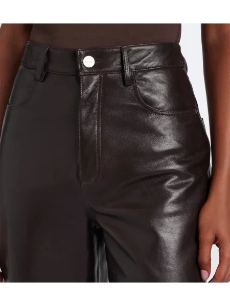 Pantaloni Arma din piele maro