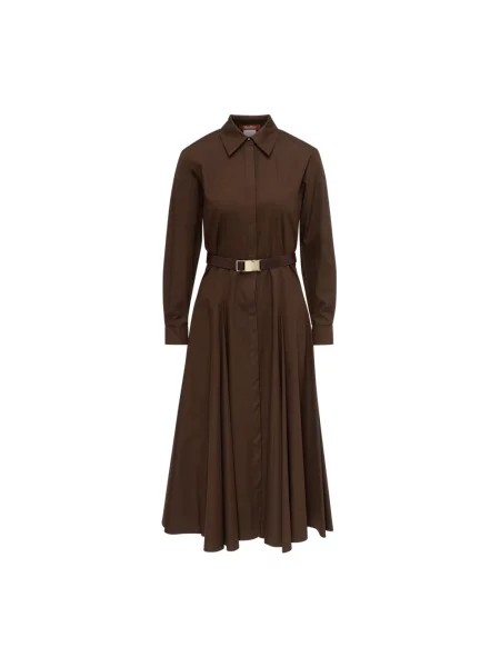 Sukienka Max Mara Studio elegancka brązowa