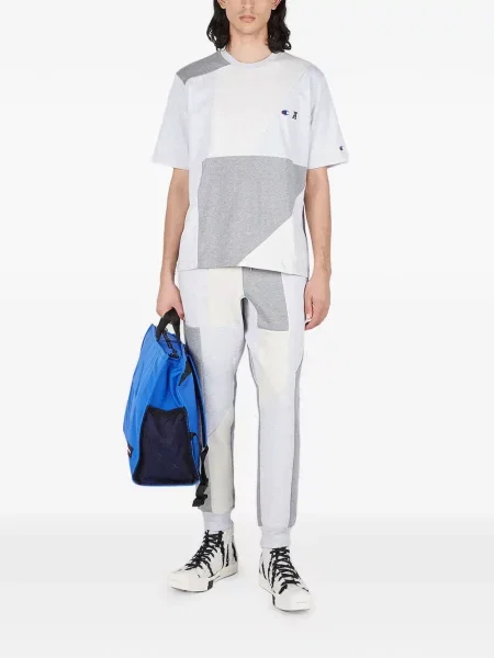 Tricou Anrealage cu broderie gri