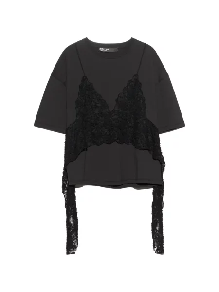 Top Bimba Y Lola din dantelă negru