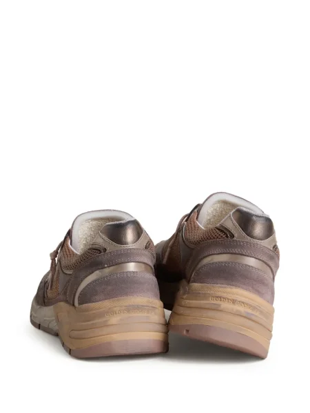 Sneakerși Golden Goose din piele de căprioară violet