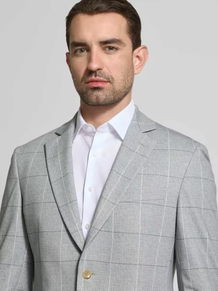Marynarka na 2 o kroju slim fit z z patką Atelier Torino
