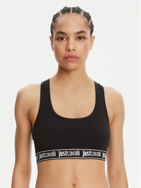 Just Cavalli Sportinė liemenėlė juoda