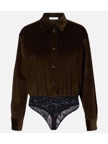 Top Max Mara sztruksowy zielony