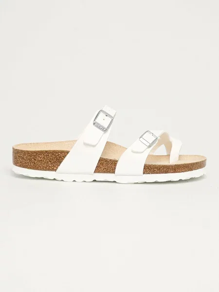 Japonki Birkenstock białe