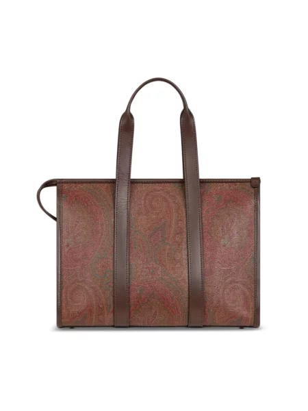 Kopertówka Etro skórzana brązowa