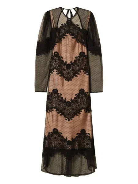 Rochie Twinset din tul de costum negru