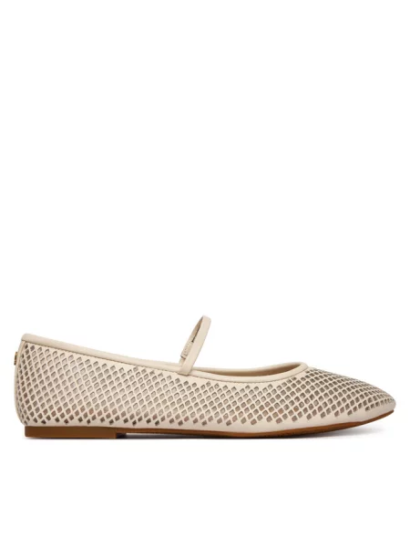 Baleriny LAUREN RALPH LAUREN beżowe