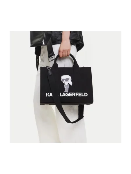 Torba Karl Lagerfeld K/SIGNATURE crna