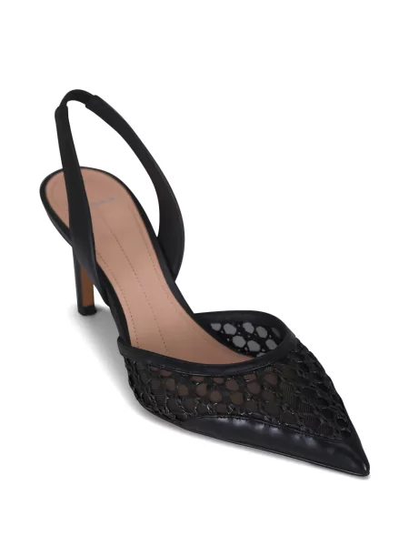 Pantofi cu toc Kiton slingback negru