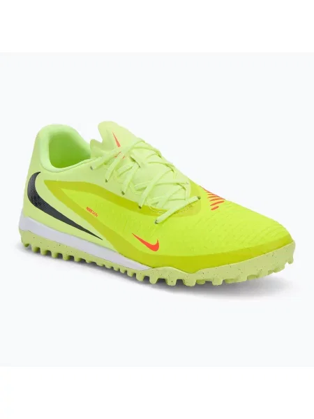 Ghete de fotbal pentru bărbați Nike Phantom 6 Low Academy TF hyper crimson/limelight/black negru