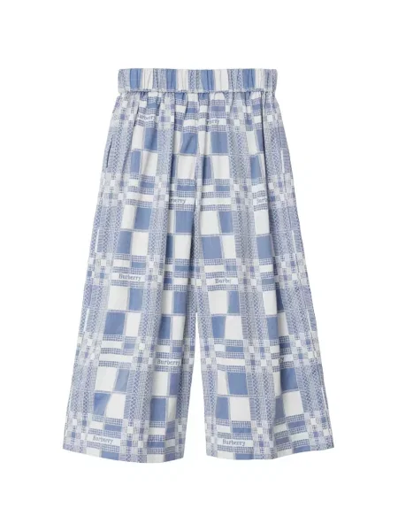 Dětské kalhoty Burberry modré