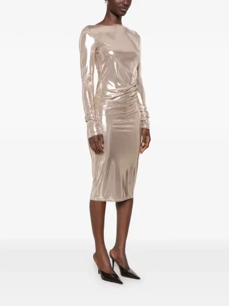 Rochie midi Patrizia Pepe cu volane