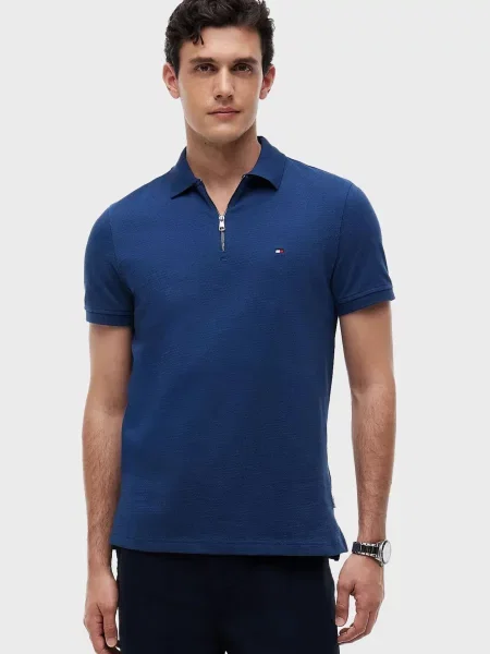 Поло Tommy Hilfiger синє