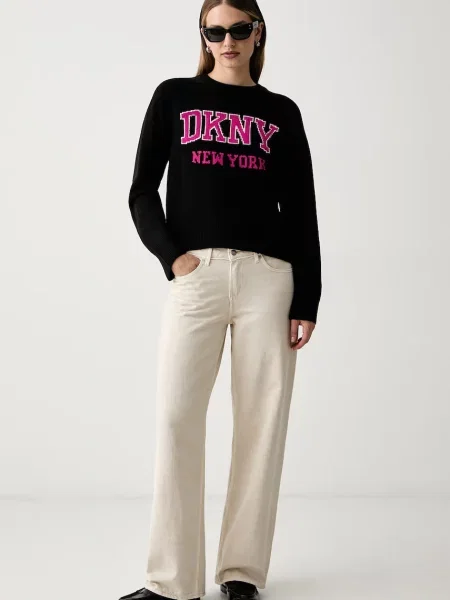 DKNY pulover pentru femei negru