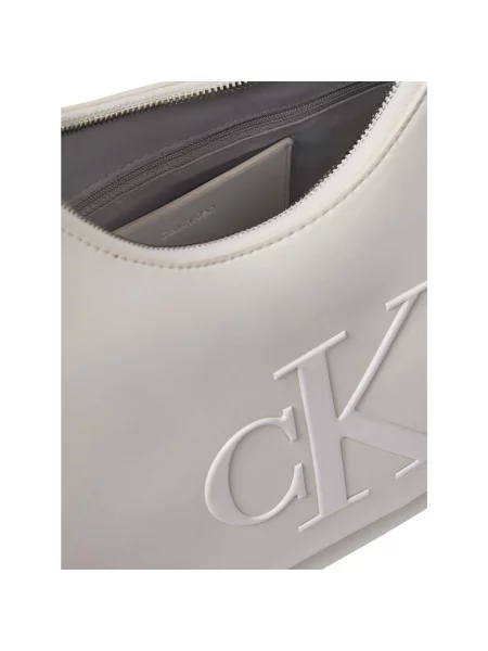 Calvin Klein Kabelka na rameno ako vlna biela