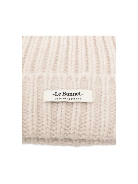 Czapka Le Bonnet wełniana beżowa