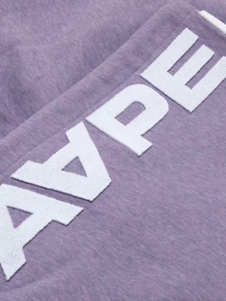 Hanorac cu glugă Aape By A Bathing Ape cu imagine violet