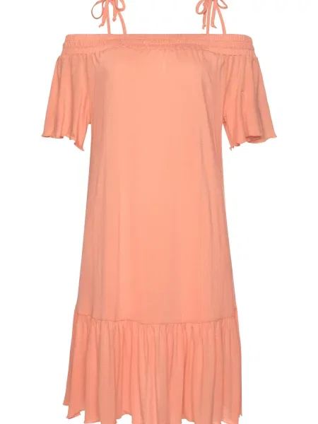 LASCANA Rochie piersică portocaliu