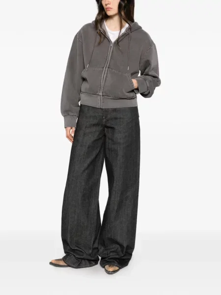 Hanorac cu glugă Low Classic clasic gri