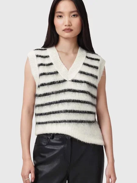 Pulover Allsaints alb