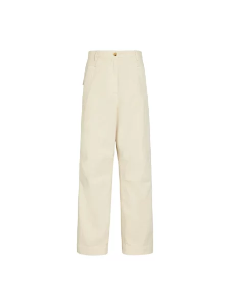 Spodnie Dries Van Noten beżowe