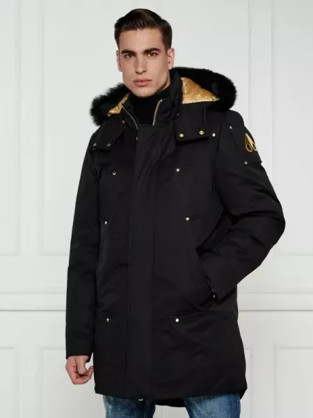Moose Knuckles De puf geacă parka STAG LAKE negru
