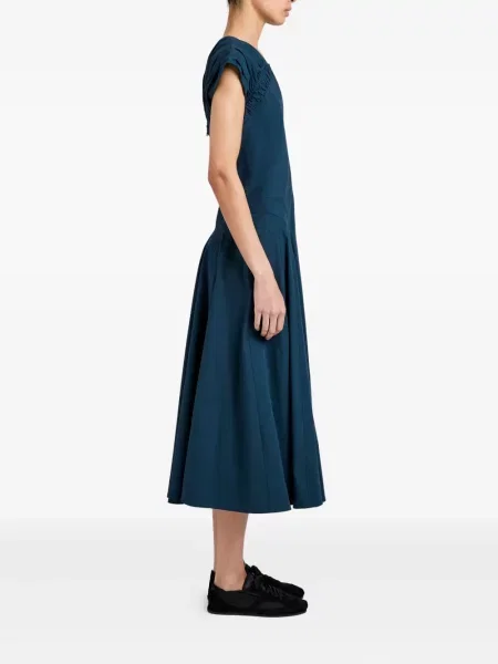Kostiumas midi suknelė Proenza Schouler iki kelių mėlyna