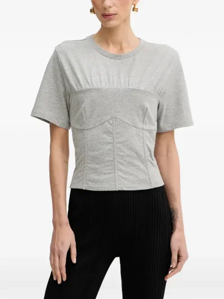 Șnur de strângere tricou Patrizia Pepe gri